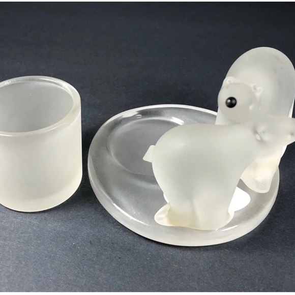 Partylite Polar Bears Tea Light Candle Holder - Picture 4 of 8
